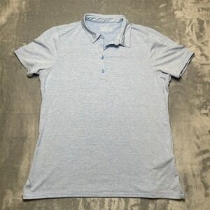 Vineyard Vines Women's Size M Polo Shirt Blue Stripe Short‎ Sleeve